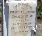 BRINK Isabella Elizabeth Cornelia nee VAN ZYL 1836-1904