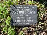 CLAYTON Alice Maude 1881-1921 :: CLAYTON Ernest 1907-1996