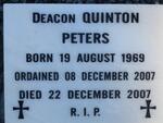 PETERS Quinton 1969-2007