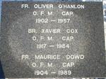 O'HANLON Oliver 1902-1957 :: COX Xavier 1917-1984 :: DOWD Maurice 1904-1989