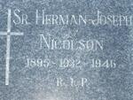 NICOLSON Herman Joseph 1895-1946