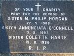 HORGAN M. Philip -1968 :: O'CONNELL Annunciata -1993 :: HARTE Colette -1996