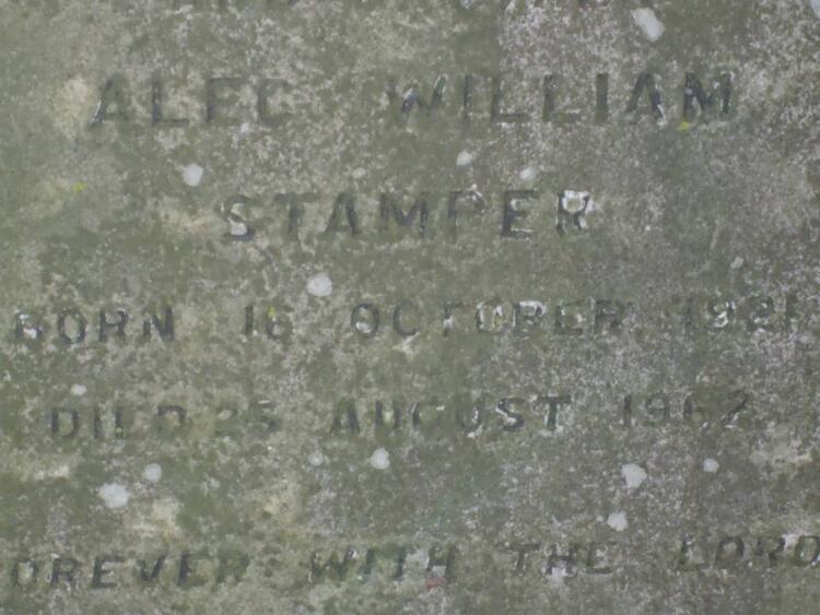 STAMPER Alec William 1921-1962