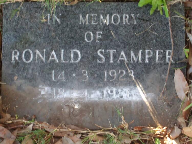 STAMPER Ronald 1923-1986