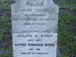 CLARK William John -1918 :: MYERS Alfred Robinson 1924-1999 :: MYERS Jillian A. 1927-1973