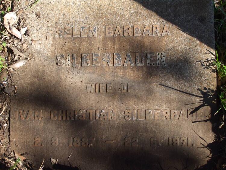 SILBERBAUER Helen Barbara 1883-1971