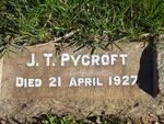 PYCROFT J.T. -1927