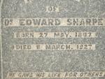 SHARPE Edward 1887-1927