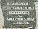 SCHILD Gerrit 1858-1921 & Clara  J.1858-1935