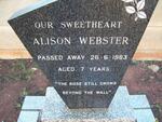 WEBSTER Alison -1963