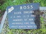 ROSS Ellen Thelma 1913-1982