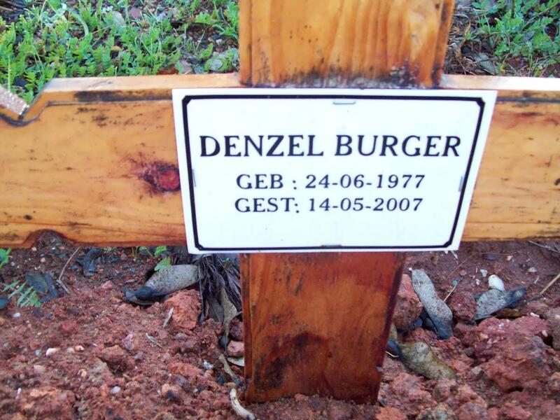 BURGER Denzel 1977-2007