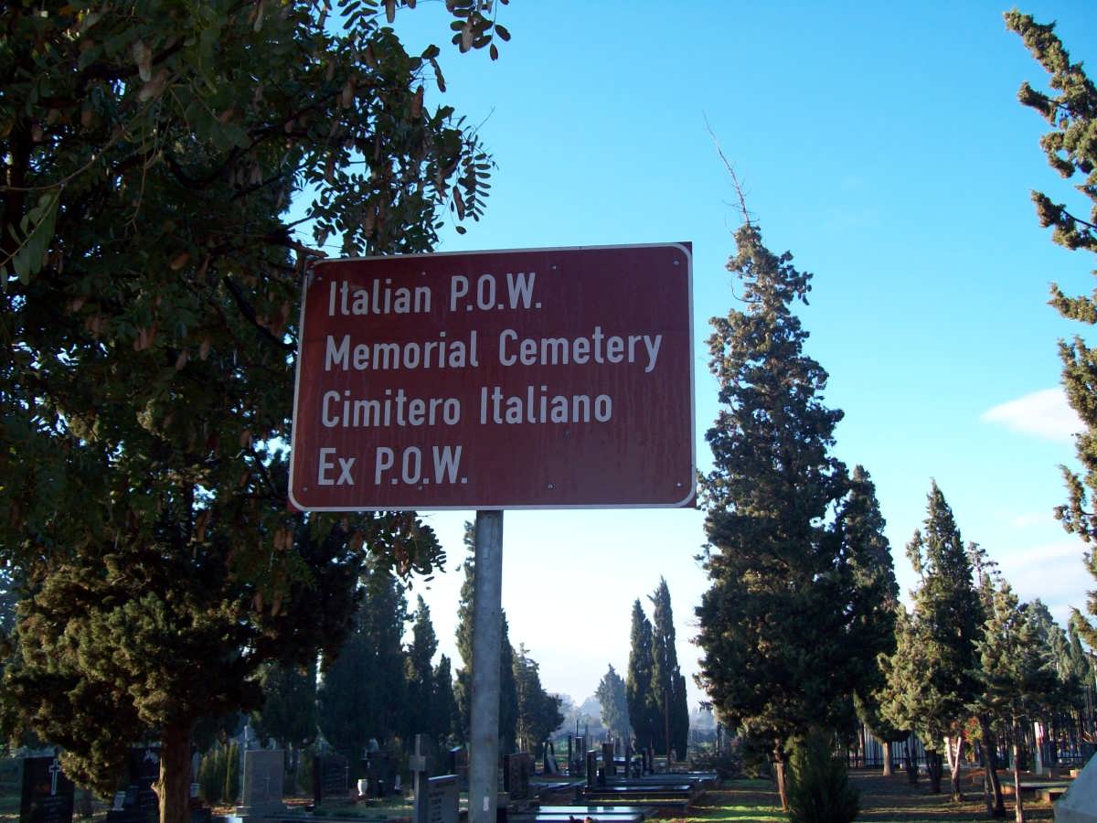 1. Entrance to cemetery