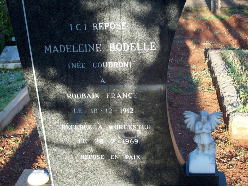BODELE Madeleine nee COUDRON 1912-1969