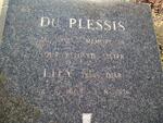 PLESSIS Lily, du nee DIAB 1903-1976