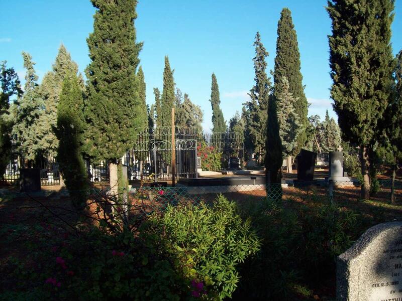 4. Overview of Italian POW memorial cemetery