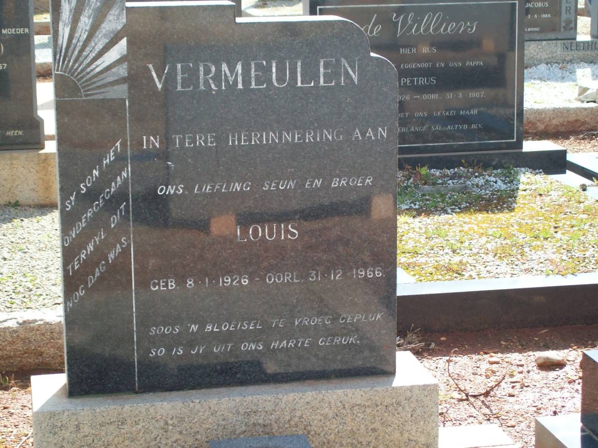VERMEULEN Louis 1926-1966