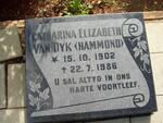 DYK Catharina Elizabeth, van nee HAMMOND 1902-1986