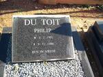 TOIT Philip, du 1951-1996