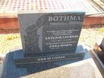 BOTHMA Antonie Lourens 1915-1996 & Anna Maria 1916-