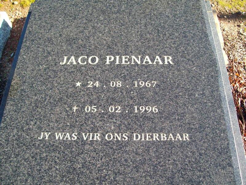 PIENAAR Jaco 1967-1996