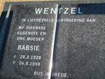 WENTZEL Babsie 1928-1998