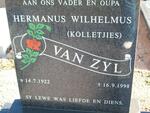 ZYL Hermanus Wilhelmus, van 1922-1998