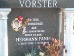 VORSTER Hermann Fanie 1980-1998