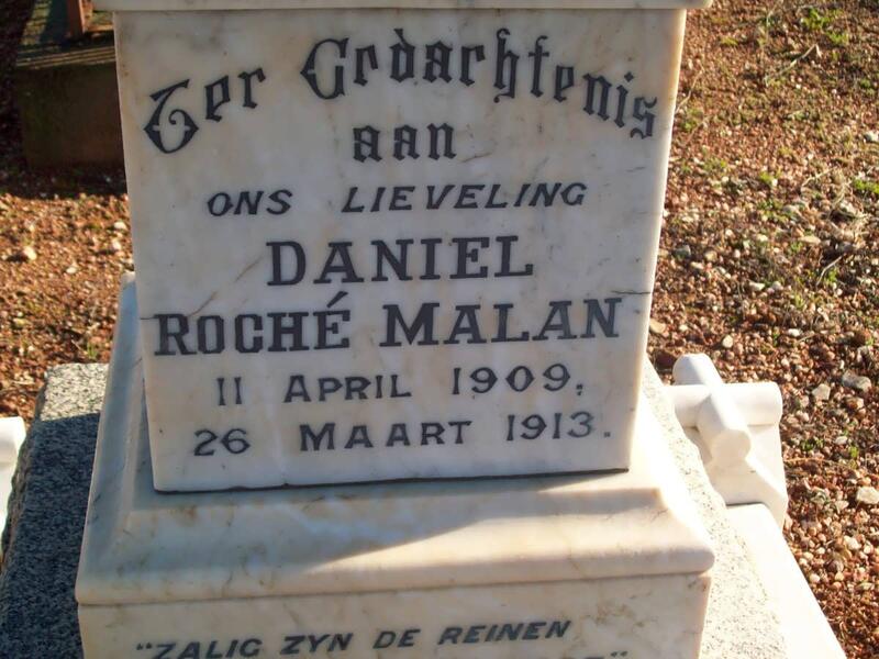 MALAN Daniel Roché 1909-1913