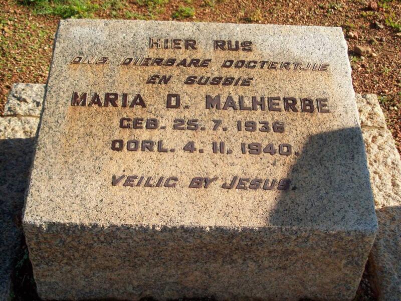 MALHERBE Maria D. 1936-1940