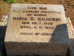 MALHERBE Maria D. 1936-1940