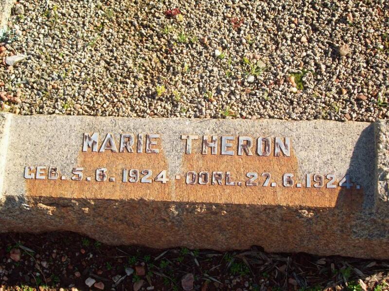 THERON Marie 1924-1924