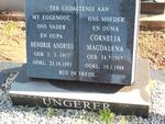 UNGERER Hendrik Andries 1917-1995 & Cornelia Magdalena 1917-1998