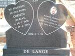 LANGE Christo, de 1958-1995