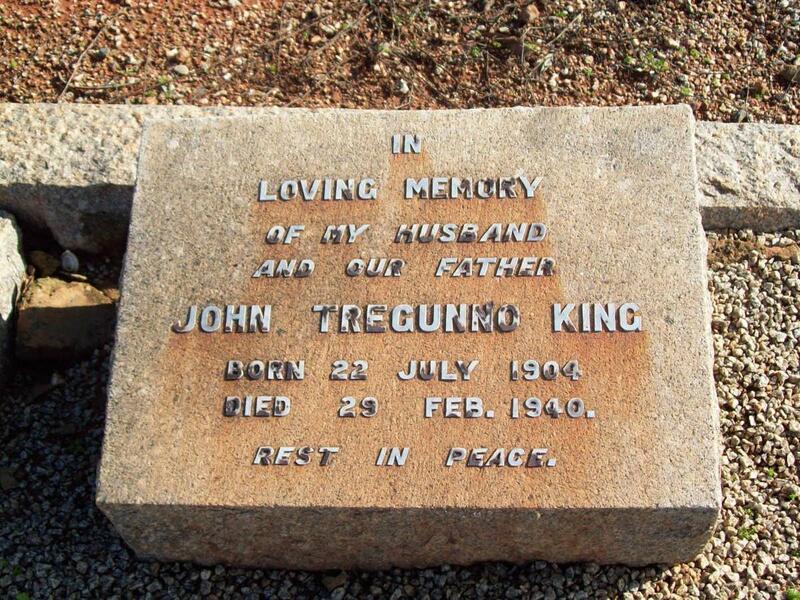 KING John Tregunno 1904-1940