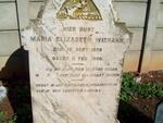 WIEHAHN Maria Elizabeth 1838-1900