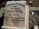 KOCK Servaas Daniel, de 1825-1896