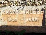 RUEBB Anna M. 1842-1899