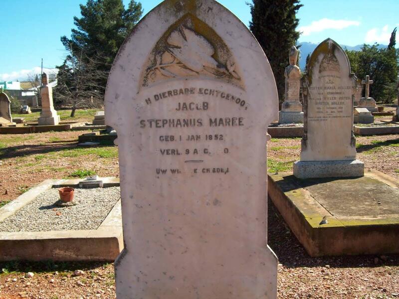 MAREE Jacob Stephanus -1852