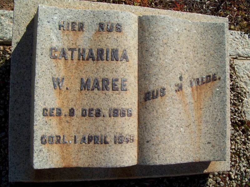 MAREE Catharina W. 1868-1949