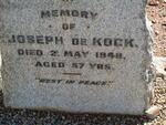 KOCK Joseph, de -1948