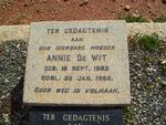 WIT Annie, de 1882-1956