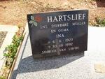 HARTSLIEF Ina 1923-1992