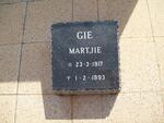 GIE Martjie 1917-1993