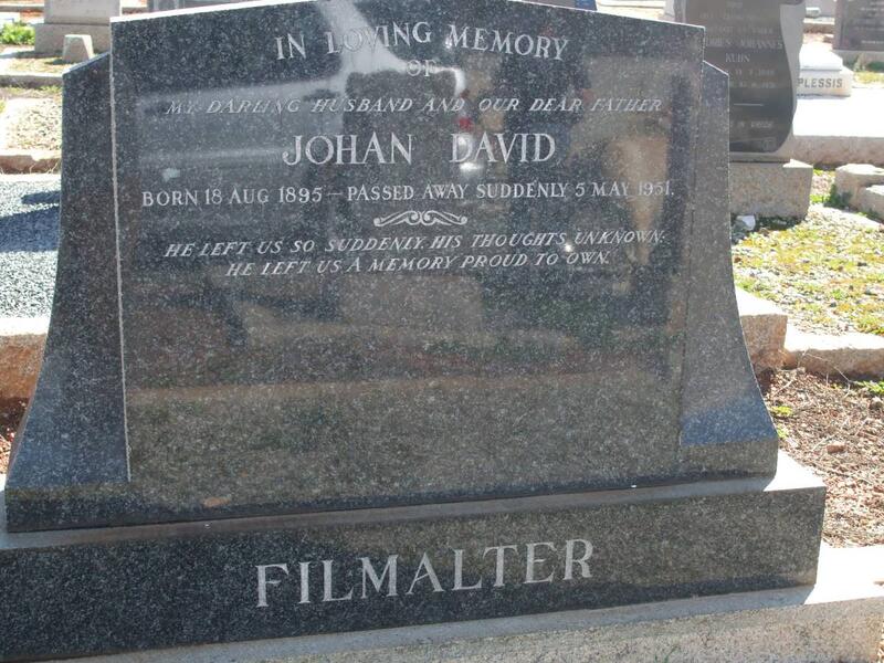 FILMALTER Johan David 1895-1951