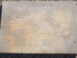 JORDAAN Hendrik 1887-1950 & Helena PIETERSE 1883-1968