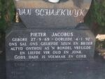 SCHALKWYK Pieter Jacobus,  van 1969-1992
