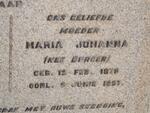 PIENAAR Hendrik Schalk 1877-1947 & Maria Johanna BURGER 1878-1957