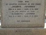 JACOBS Jacobus Johannes 1890-1958 & Elizabeth Johanna 1900-1989