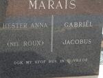 MARAIS Gabriel Jacobus & Hester Anna ROUX
